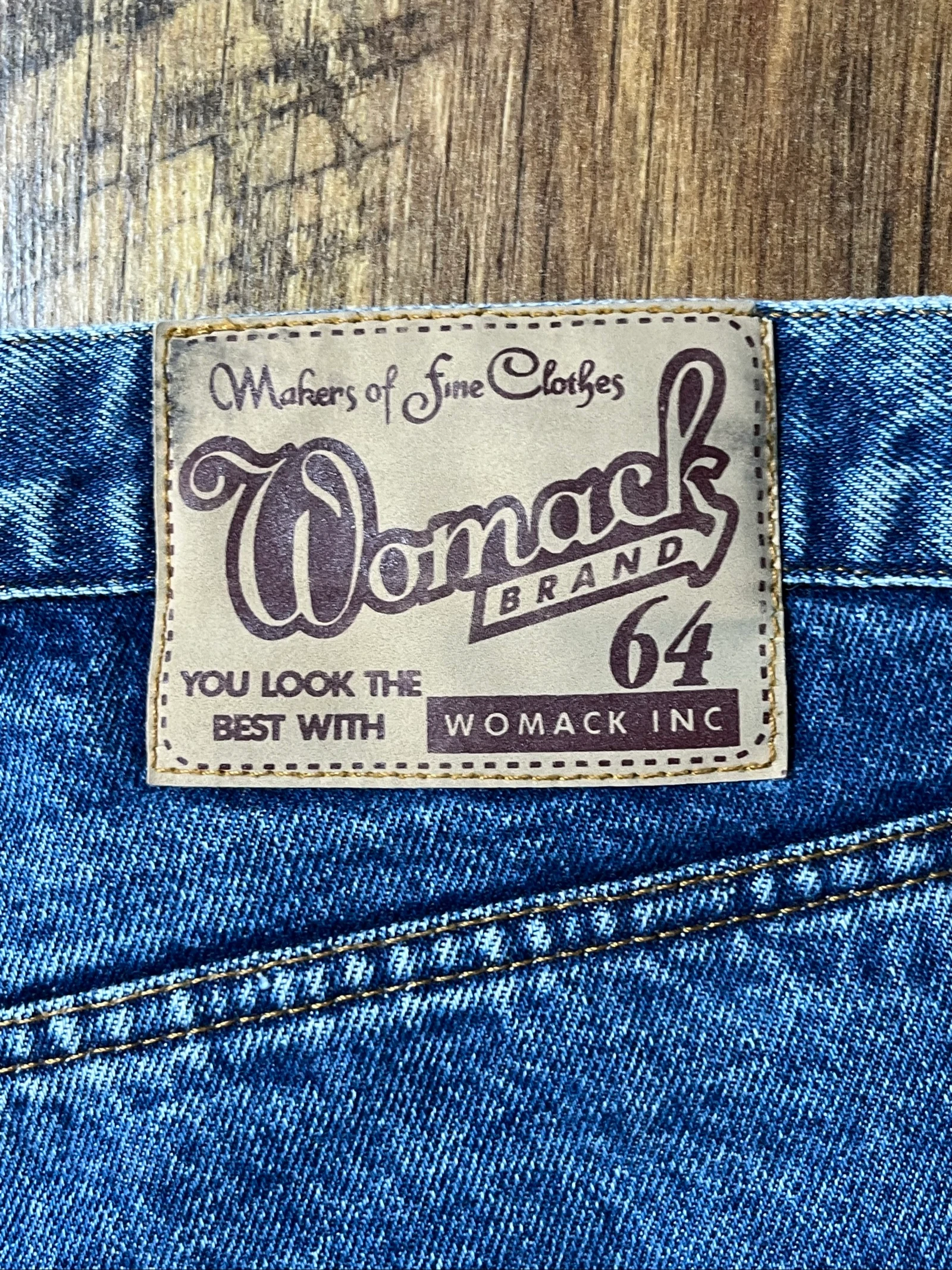 Vintage washed blue straight cut jeans classic fit - WoMack - size 46 - very good condition – photo 7